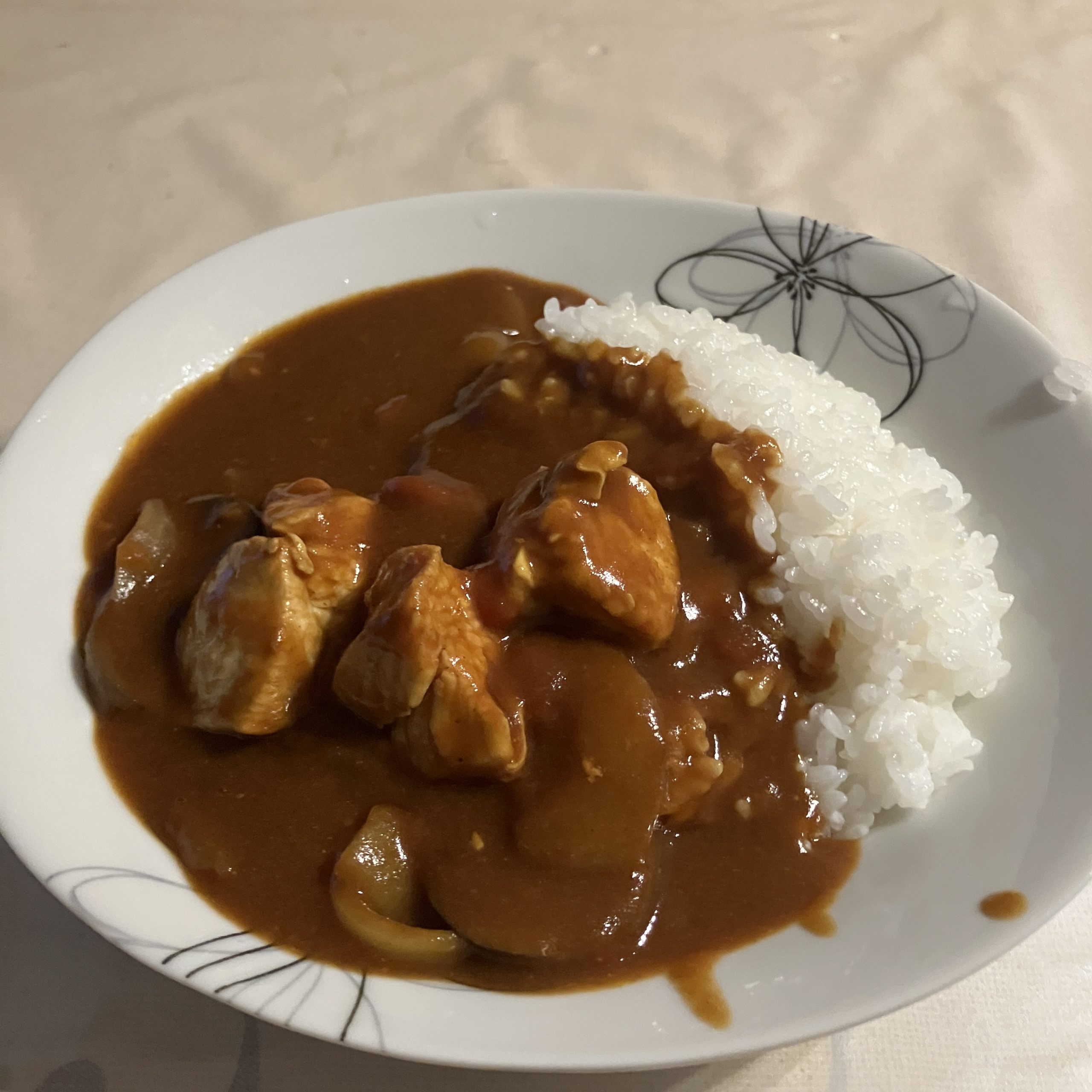 自分で作ったカレーの画像です
